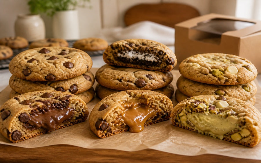 Galletas estilo NY rellenas